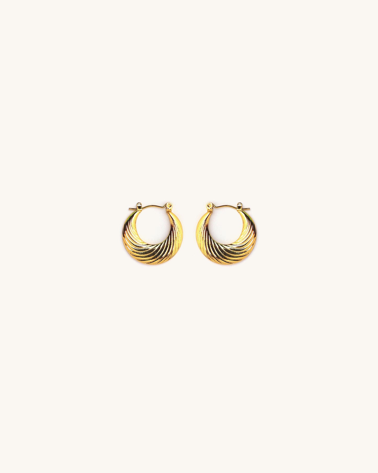 Golden Hour Hoops Anti-Tarnish EarRing