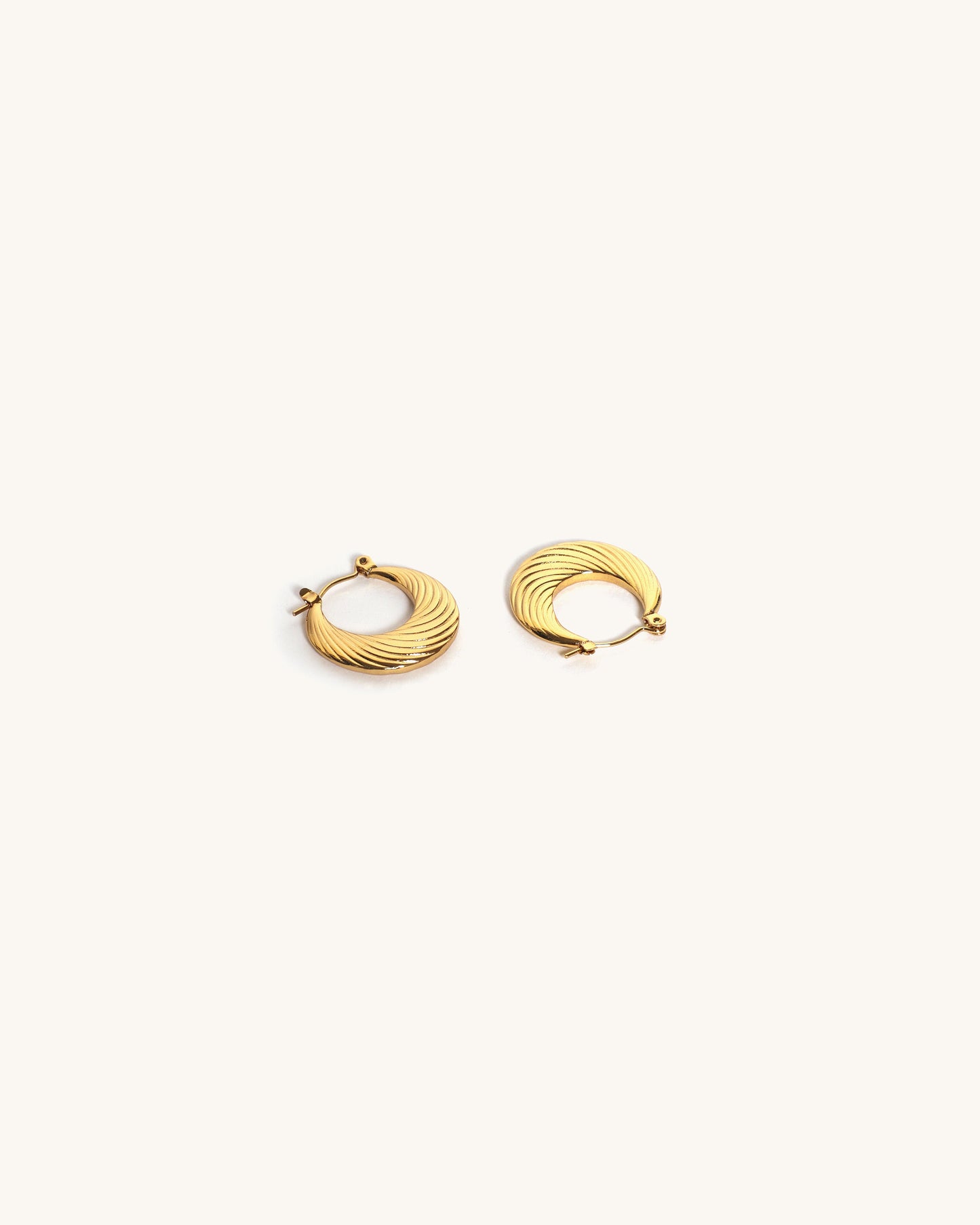 Golden Hour Hoops Anti-Tarnish EarRing