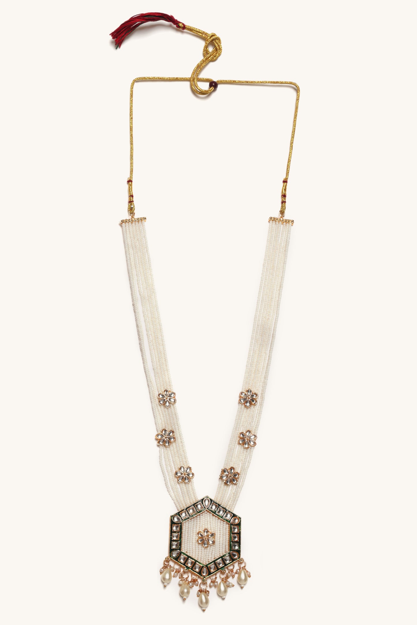 Meherbaan Pearl Necklace Set