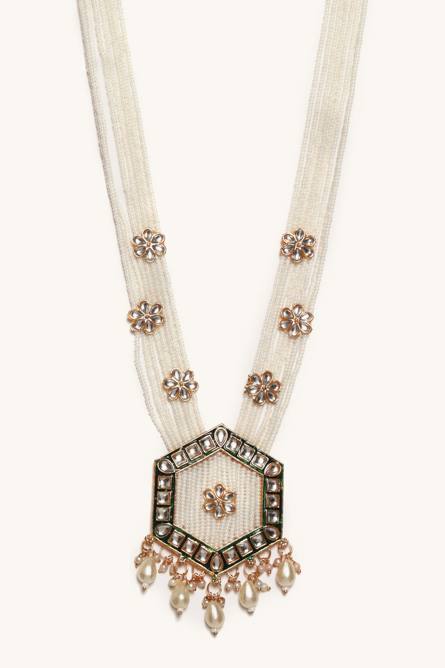 Meherbaan Pearl Necklace Set