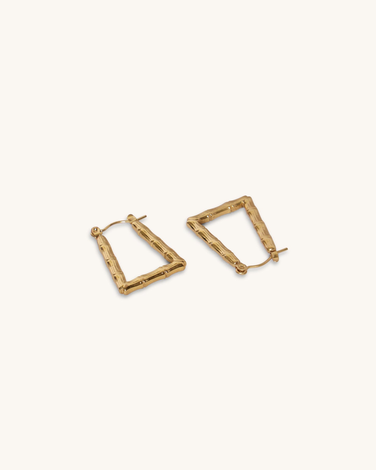 Zariya Bamboo Hoop Earrings