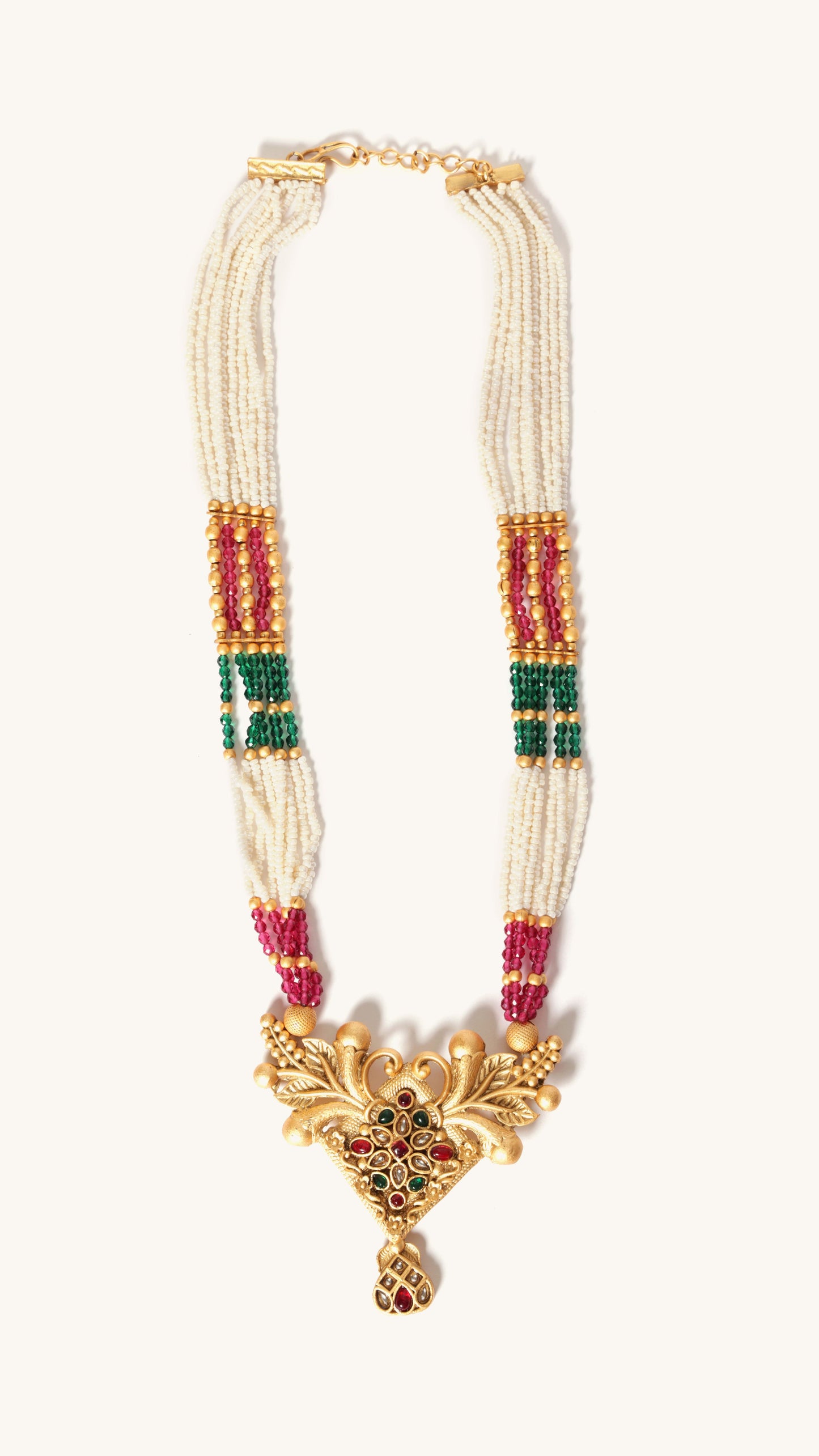 Zarpar Pearl Polki Set