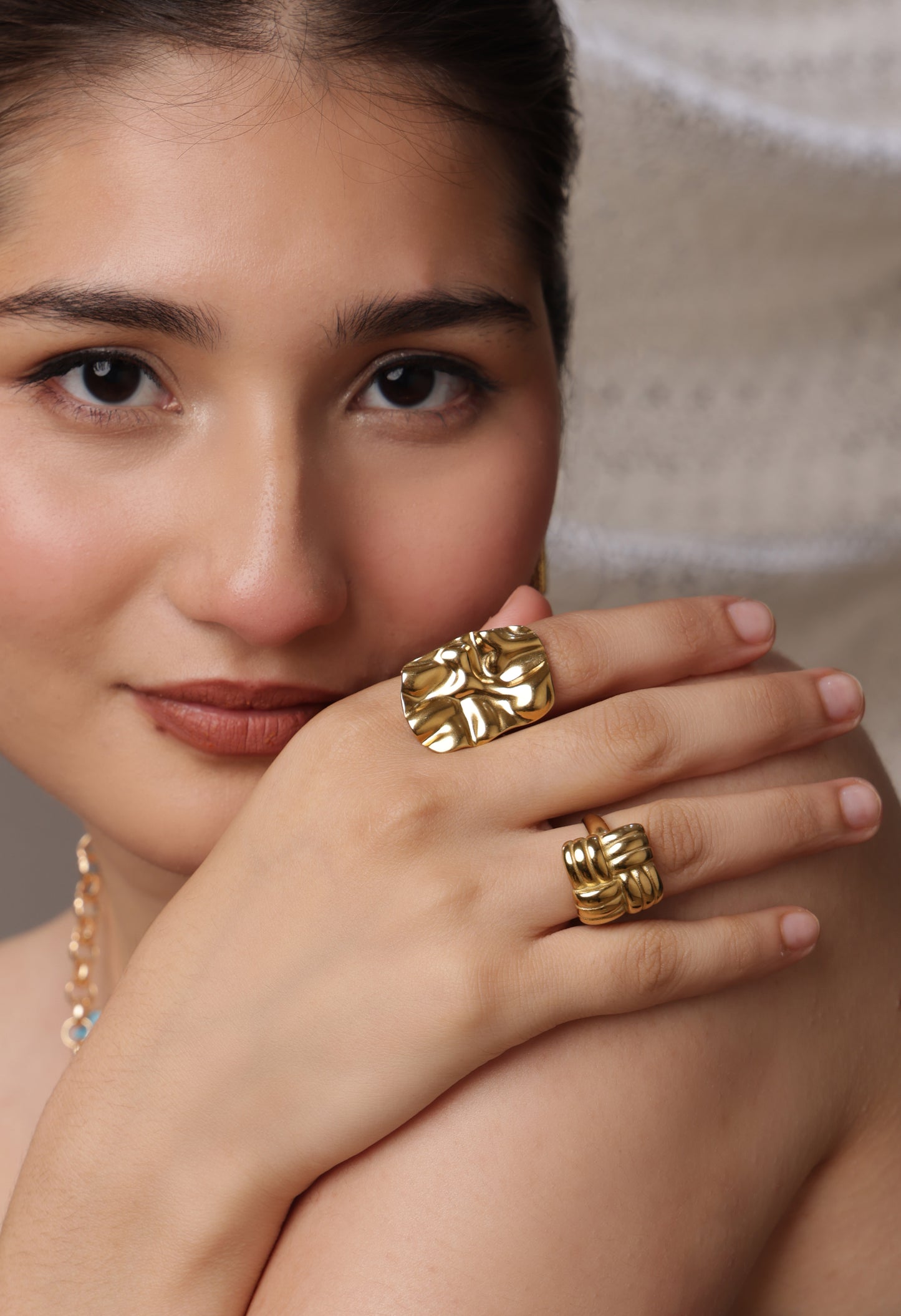 Cloud Kiss Ring Anti-Tarnish Ring