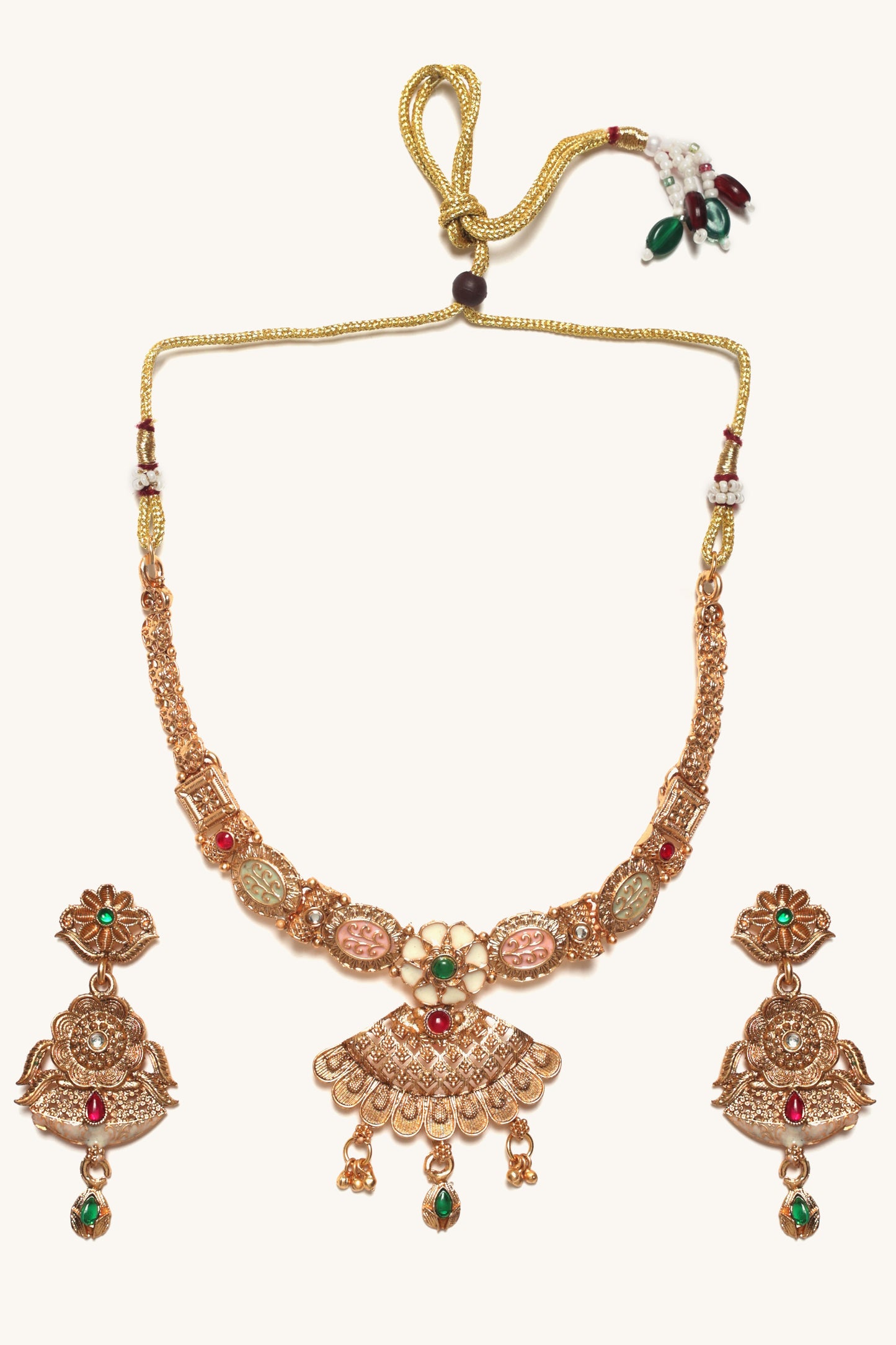 Noor-E-Nazaakat  Necklace Set Floral